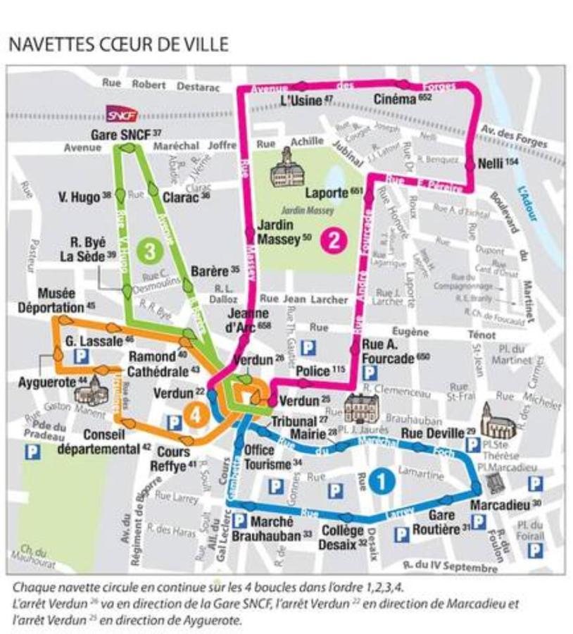 Apartmán Cap Sud - 53M2- Vue Pyrenees- Hypercentre-Wifi Fibre -Nouvelle Literie Tarbes Exteriér fotografie