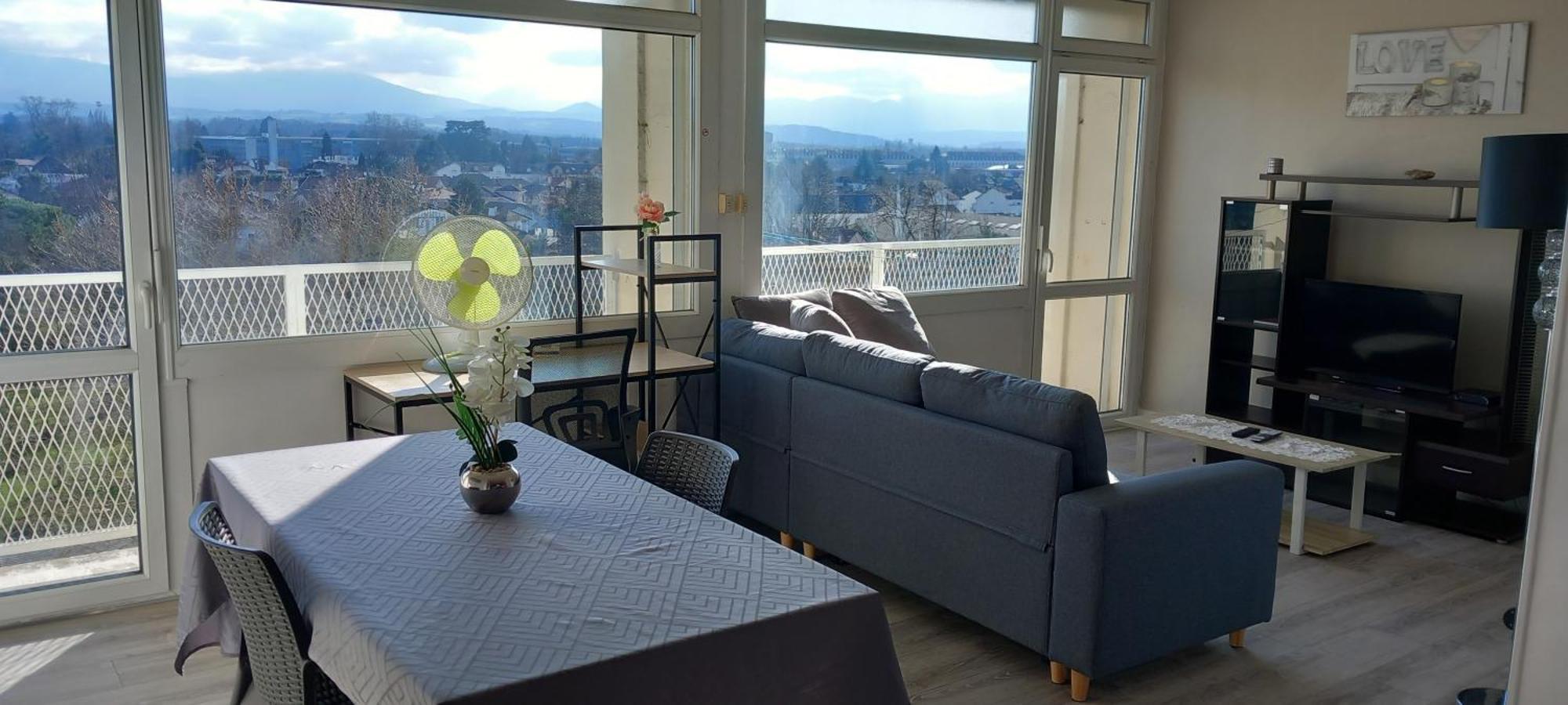 Apartmán Cap Sud - 53M2- Vue Pyrenees- Hypercentre-Wifi Fibre -Nouvelle Literie Tarbes Exteriér fotografie